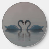 Blue Swans  Wireless Charger (Front)