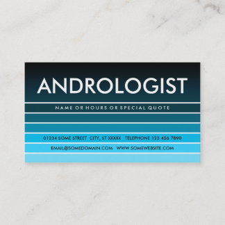 blue swatch ANDROLOGIST Business Card