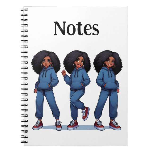 Blue Sweatsuit Notebook (Front)
