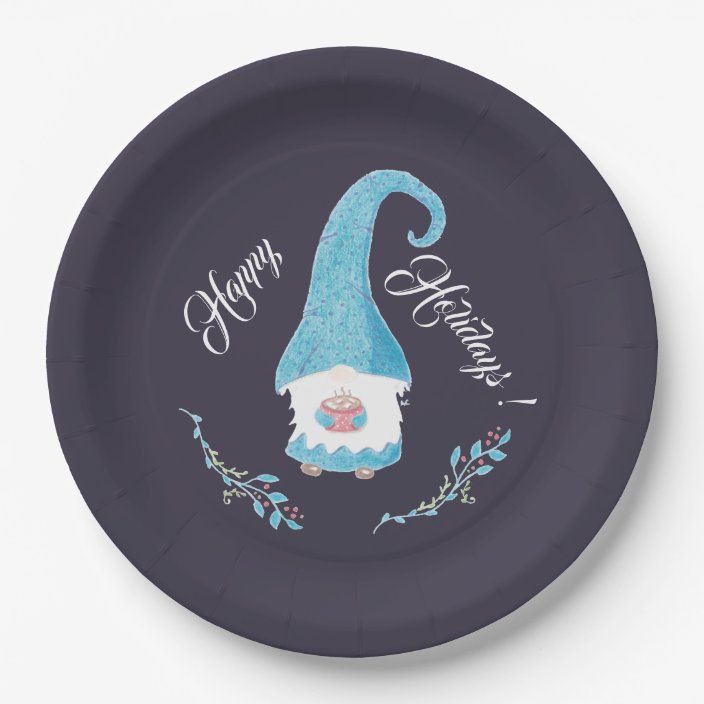 holiday paper plates
