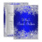 Blue Sweet 16 Snowflake Winter Wonderland