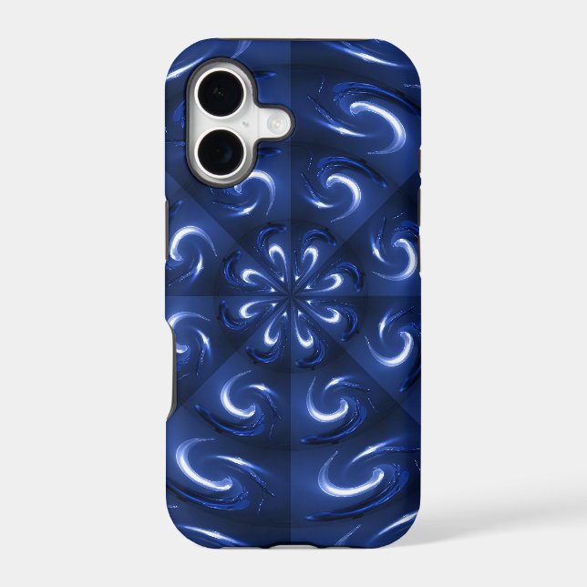 Blue Swirl  Case-Mate iPhone Case (Back)