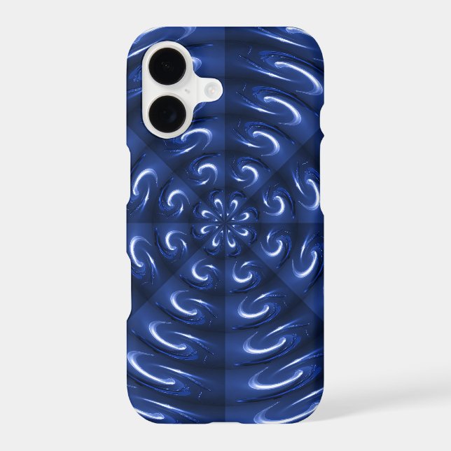  Blue Swirl  iPhone Case (Back)