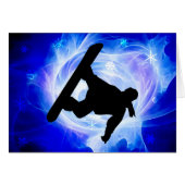 Blue Swirl Snowstorm (Front Horizontal)