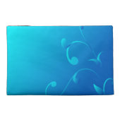 Blue Swirls Asthma Emergency Kit Travel Accessory Bag (Back)