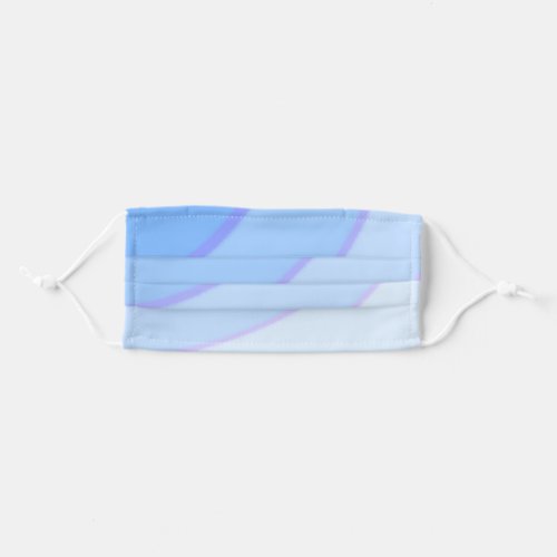 Blue Swirls Cloth Face Mask with Filter Slot