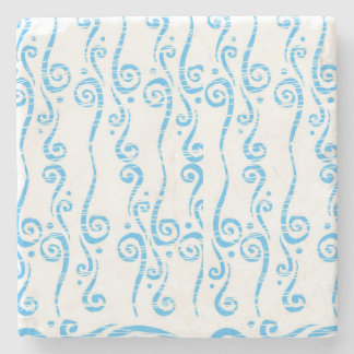 Blue Swirls Coaster