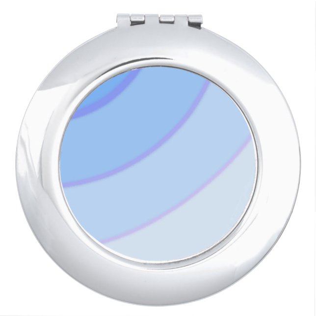 Blue Swirls   Compact Mirror (Front)