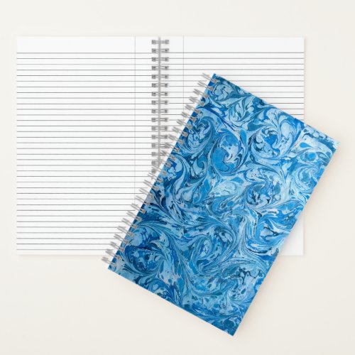 Blue swirls Notebook