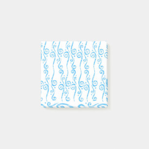 Blue Swirls Notepad