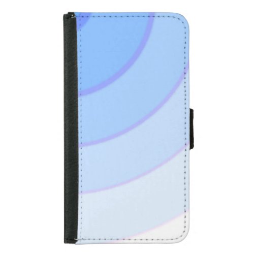 Blue Swirls Phone Wallet Case