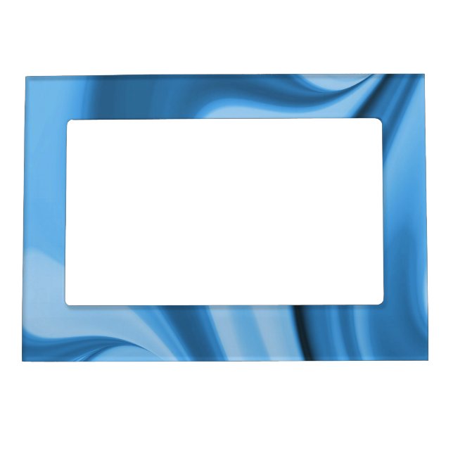 Blue Swirls Picture Frame (Front)