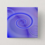 Blue Swirls Square Button