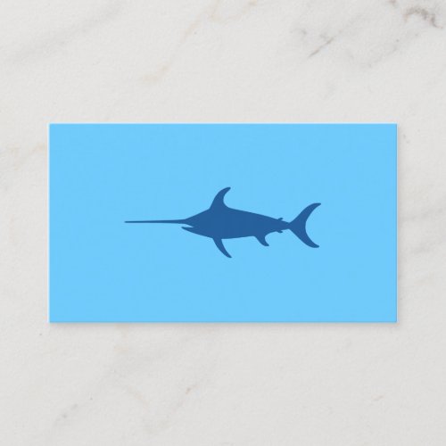 Blue Swordfish Business Card Templates