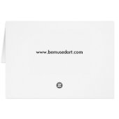 Blue Tabby Cat Cards (Back Horizontal)