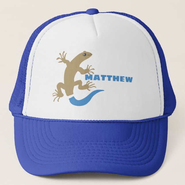 Blue Tailed Skink Personalized Baseball Hat (Front)