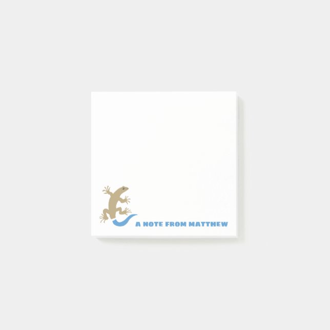 Blue Tailed Skink Personalized Notes Pad (Front)