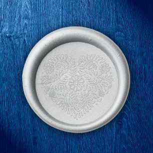 Blue Talavera heart Wax Seal Stamp