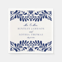 Blue Talavera Tile Spanish Style Fiesta Wedding