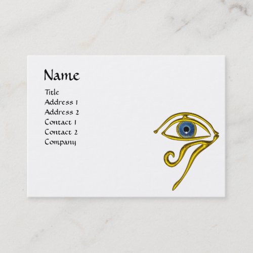 BLUE TALISMAN black and white yellow Business Card