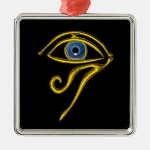 BLUE TALISMAN , Black Metal Ornament