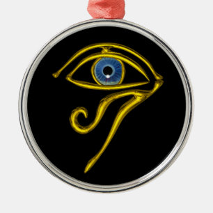 BLUE TALISMAN , Black Metal Ornament
