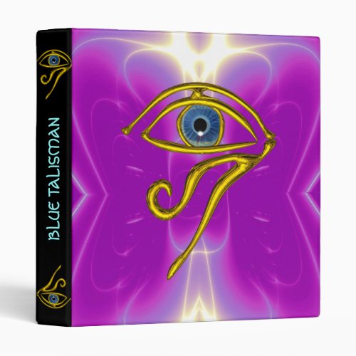 BLUE TALISMAN black violet purple 3 Ring Binder