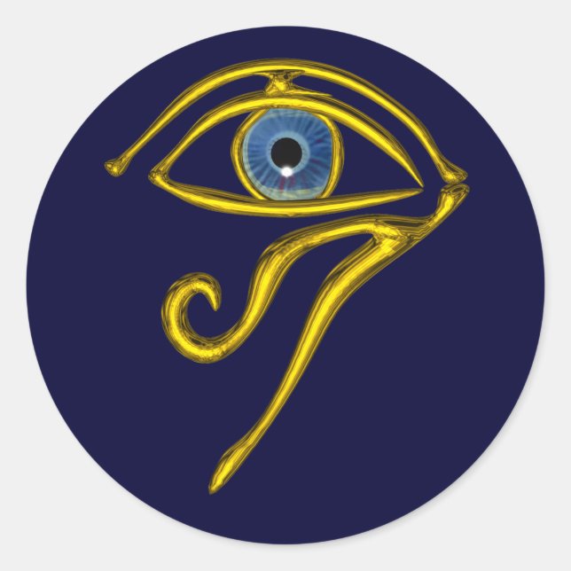BLUE TALISMAN, detail Classic Round Sticker (Front)