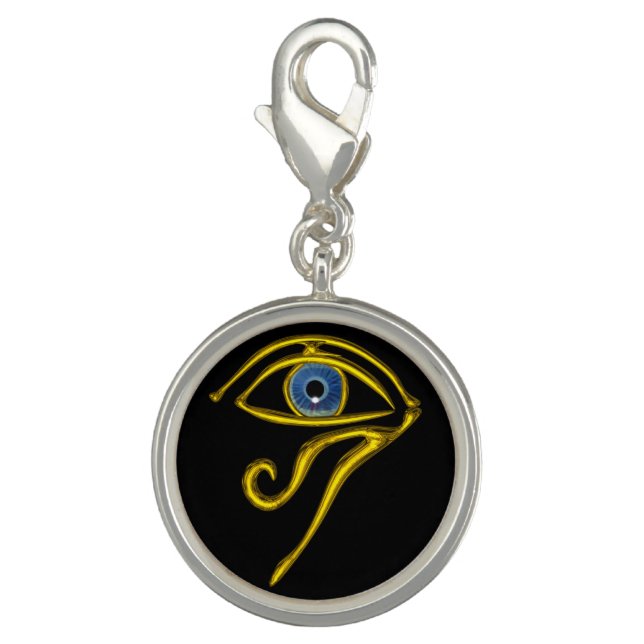BLUE TALISMAN / EYE OF HORUS ,Black Charm (Front)