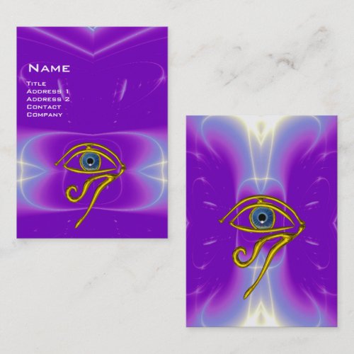 BLUE TALISMAN, purple violet white pink Business Card
