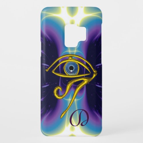 BLUE TALISMAN HORUS EYE MONOGRAM Blue Purple Case_Mate Samsung Galaxy S9 Case