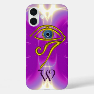 BLUE TALISMAN MONOGRAM Pink Fuchsia Purple iPhone 16 Plus Case