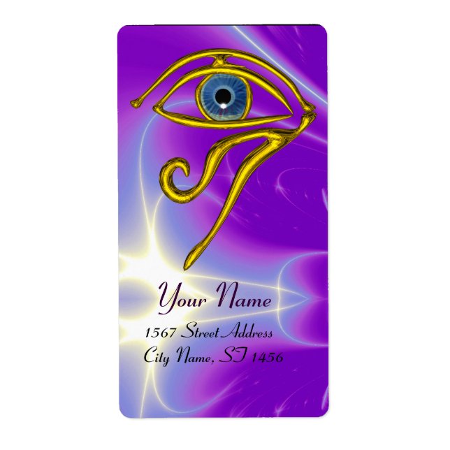 BLUE TALISMAN purple violet Label (Front)