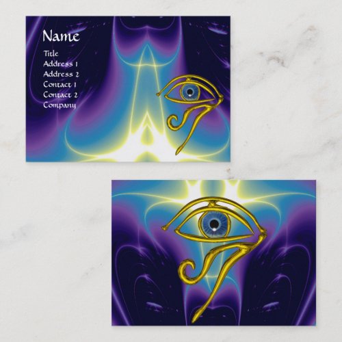 BLUE TALISMAN, purple violet white Business Card