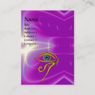 BLUE TALISMAN, purple violet white pink Business Card