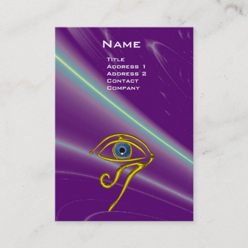 BLUE TALISMAN purple violet white pink yellow Business Card