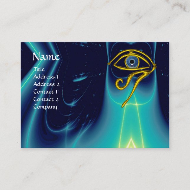 BLUE TALISMAN, purple  white Business Card (Front)