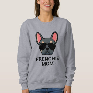 Blue Tan French Bulldog Frenchie Dog Mom Sweatshirt