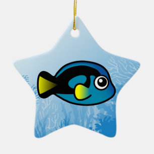 Blue Tang Ceramic Ornament