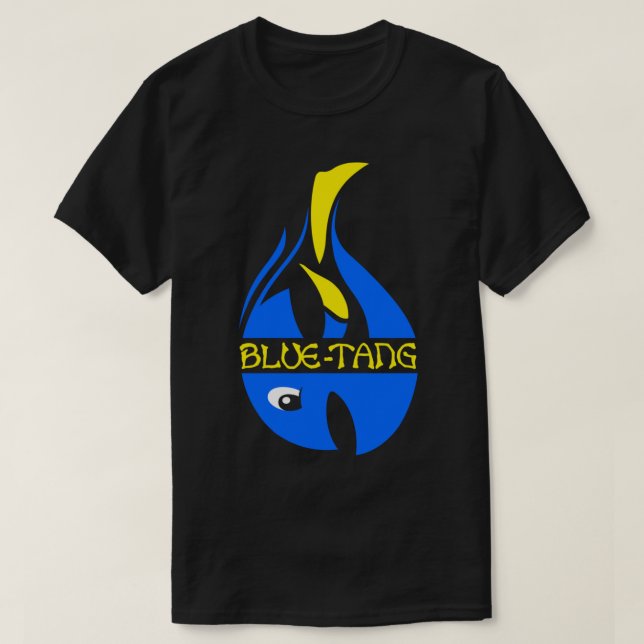 Blue Tang Essential T-Shirt (Design Front)