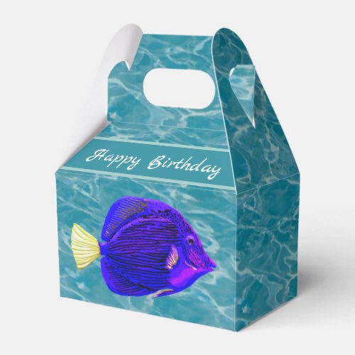 Blue tang fish  favor boxes