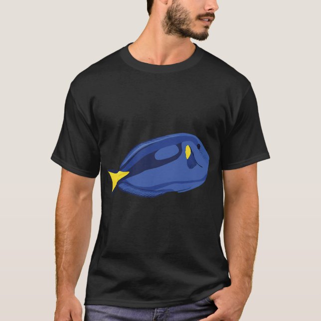 Blue tang Fish T-Shirt (Front)