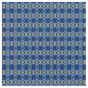 Blue Tapestry Fabric