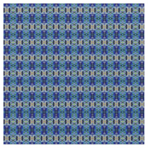 Blue Tapestry Fabric