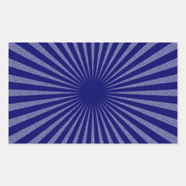 Blue Target - Rectangular Sticker (Front)