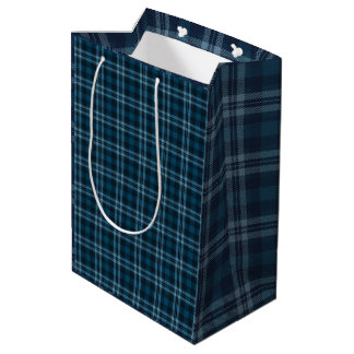 Blue Tartan Gift Bag