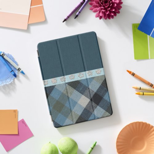 Blue Tartan iPad Pro Cover