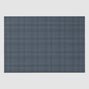 Blue Tartan Plaid Christmas Tissue Paper Elegant