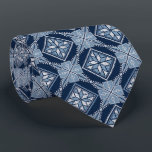 Blue Tatreez Henna Thobe Pattern Neck Tie<br><div class="desc">Shade of blue Tatreez Henna Thobe artwork Pattern necktie by Socktiety. Check out the matching socks to complete your outfit.</div>