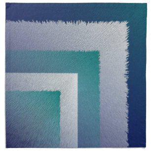 blue teal gray ex pastel cloth napkin